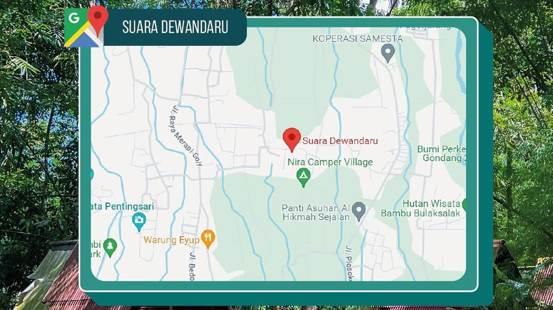 Lokasi Suara Dewandaru, Cangkringan, Sleman