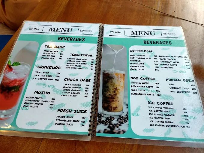 Beverages Menu Nilu Kopi Godean