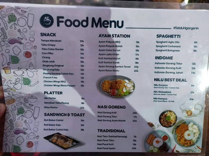 Menu Makanan Nilu Kopi Godean