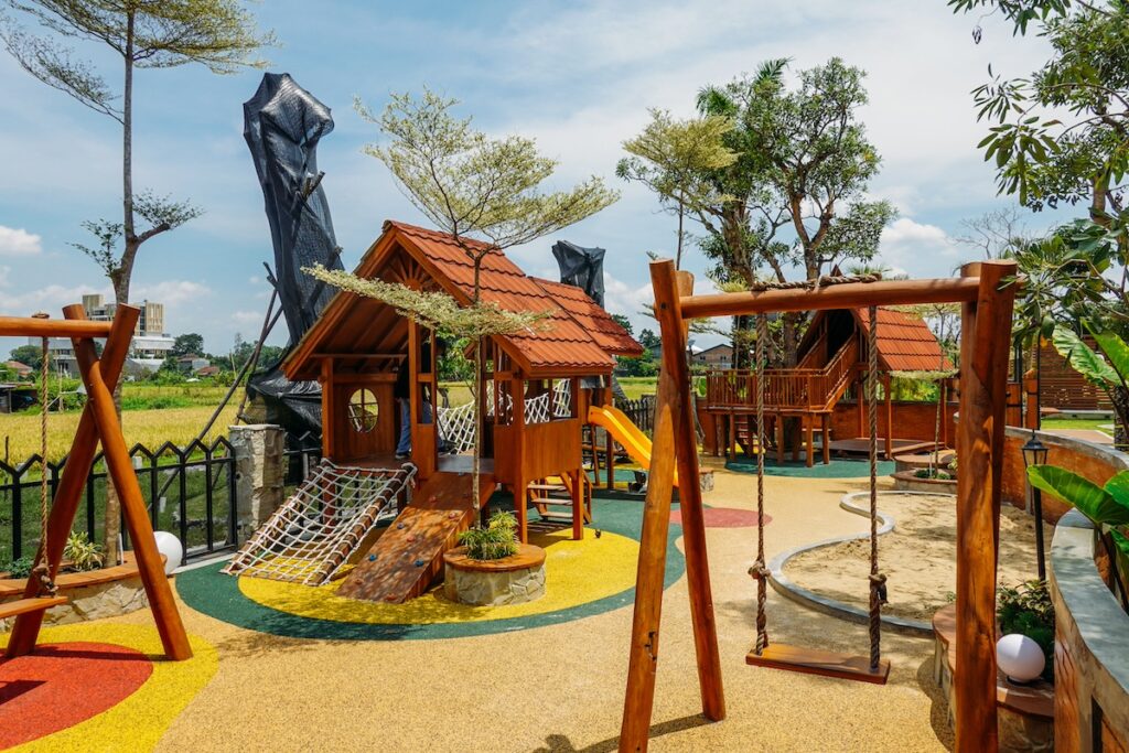 Fasilitas Playground House of Bakpiaku Gamping